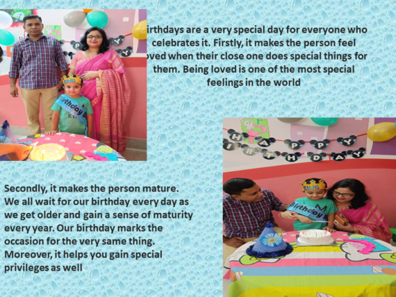 Birthday Celebration In Preschool Udayan Kidz Pre School Blog