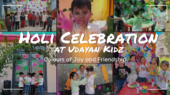 Holi Celebration at Udayan Kidz – Colours of Joy and Friendship
