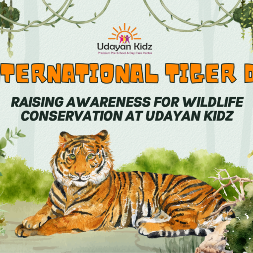 International Tiger Day: Raising Awareness for Wildlife Conservation at Udayan Kidz