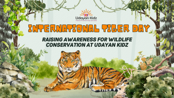 International Tiger Day: Raising Awareness for Wildlife Conservation at Udayan Kidz