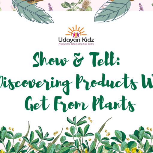 Show & Tell: Discovering Products We Get From Plants